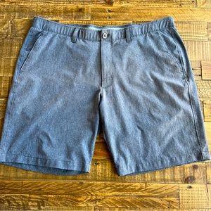 Under Armour Mens Shorts 42 Chino Lightweight Performance Golf Gray